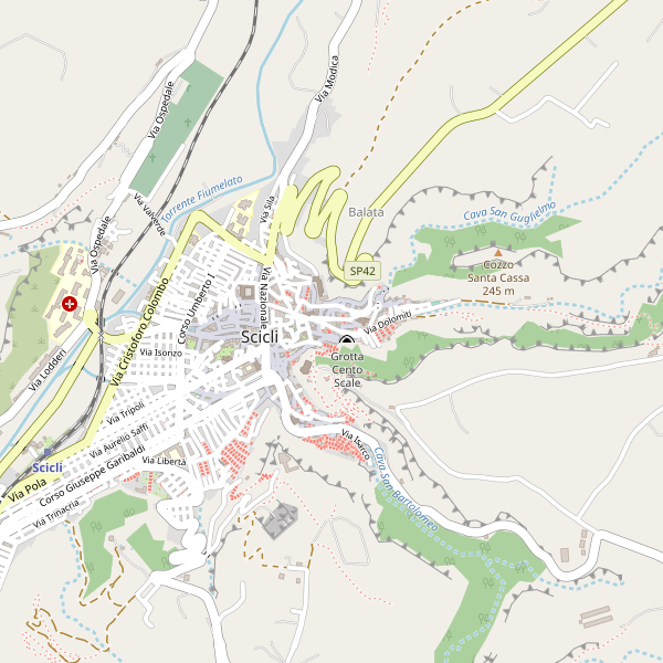 Thumbnail mappa taxi di Scicli