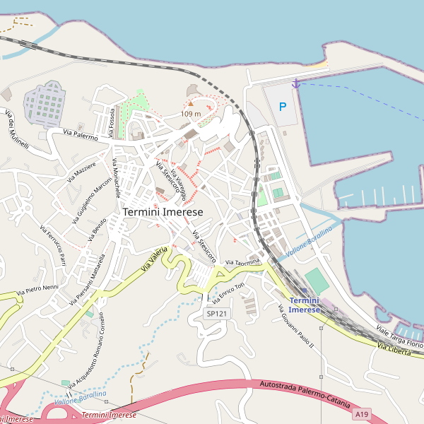 Thumbnail mappa taxi di Termini Imerese