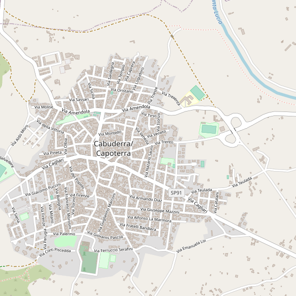 Thumbnail mappa stradale di Capoterra