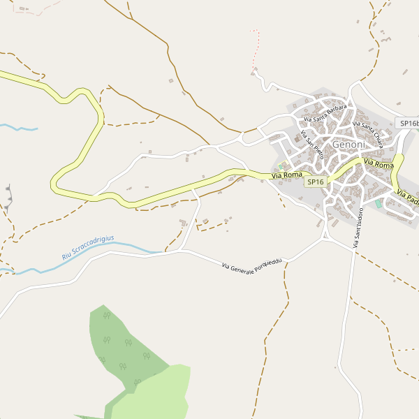 Thumbnail mappa hotel di Genoni