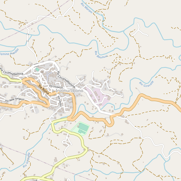Thumbnail mappa hotel di Ilbono