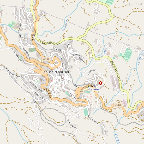 Thumbnail mappa campeggi di Lanusei