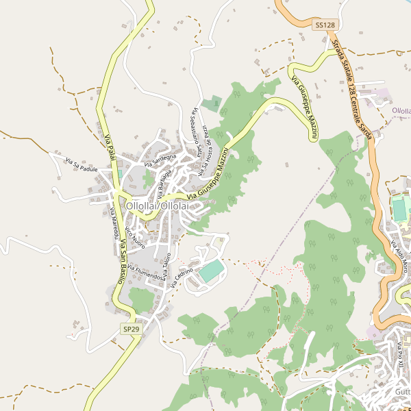 Thumbnail mappa attrazioni di Ollolai