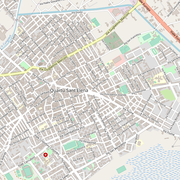 Thumbnail mappa stradale di Quartu Sant'Elena