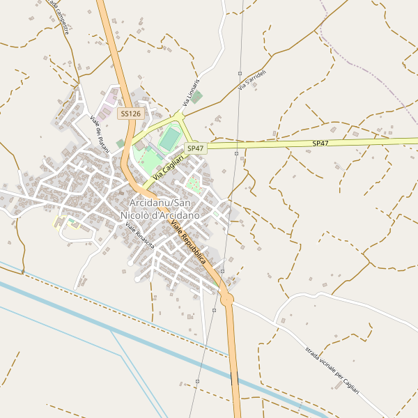 Thumbnail mappa attrazioni di San Nicolò d'Arcidano