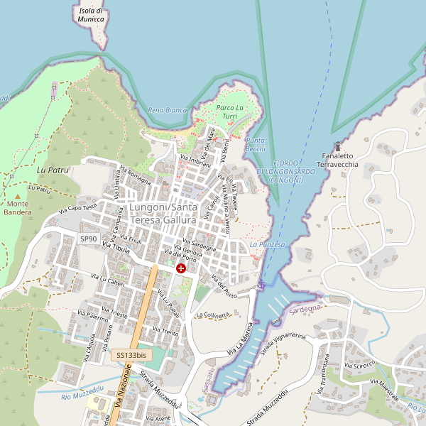 Thumbnail mappa attrazioni di Santa Teresa Gallura