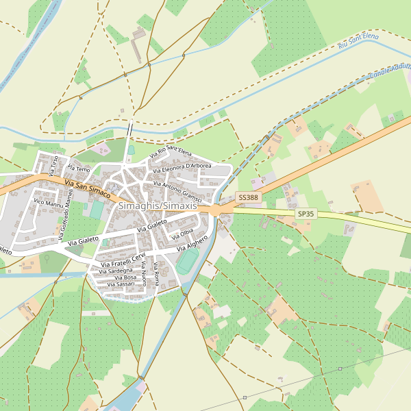 Thumbnail mappa stradale di Simaxis