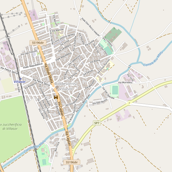 Thumbnail mappa stradale di Villasor
