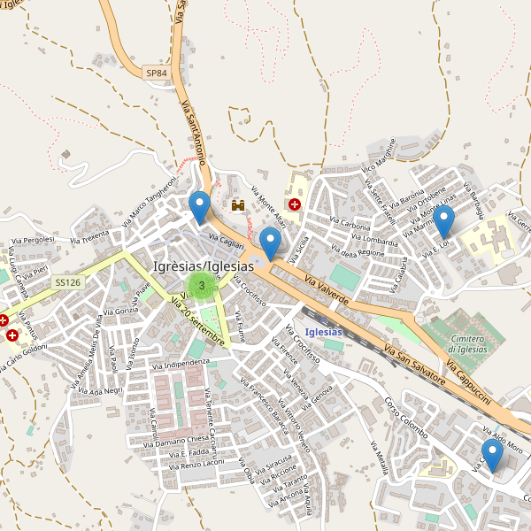 Thumbnail mappa bancomat di Iglesias