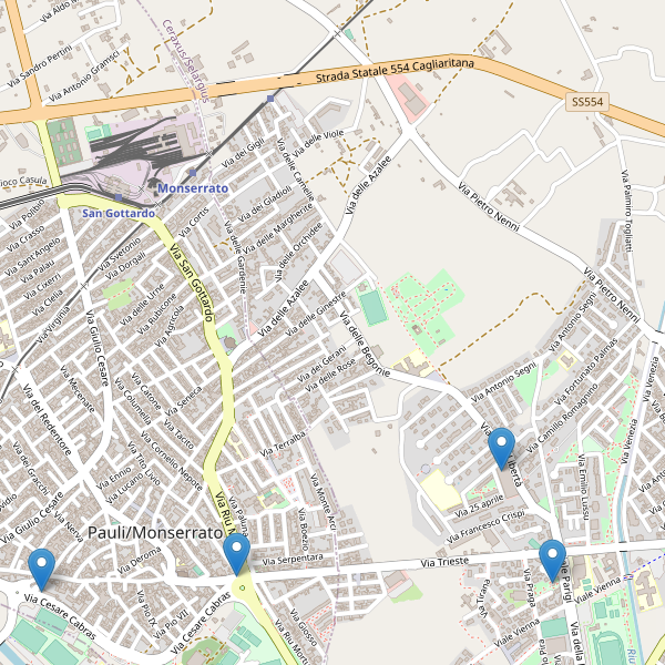 Thumbnail mappa bar di Monserrato