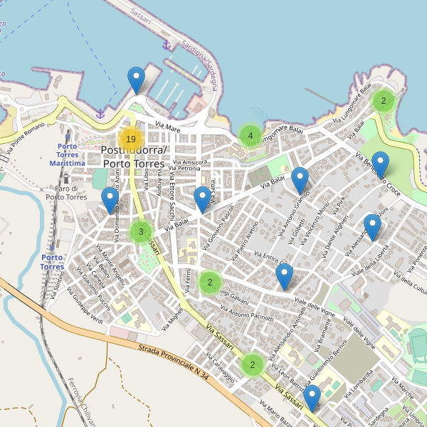 Thumbnail mappa bar di Porto Torres