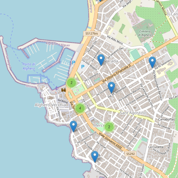 Thumbnail mappa farmacie di Alghero