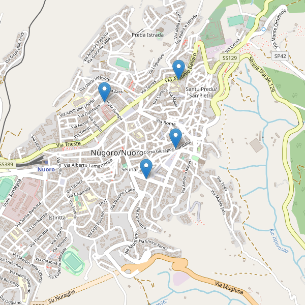 Thumbnail mappa farmacie di Nuoro