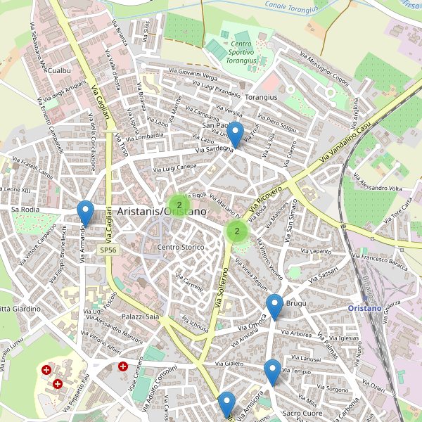 Thumbnail mappa farmacie di Oristano