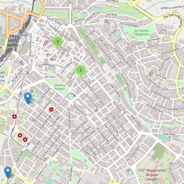 Thumbnail mappa farmacie di Sassari