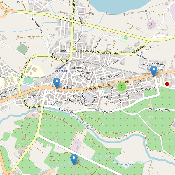 Thumbnail mappa hotel di Tortolì