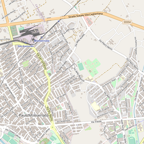 Thumbnail mappa mercati di Monserrato