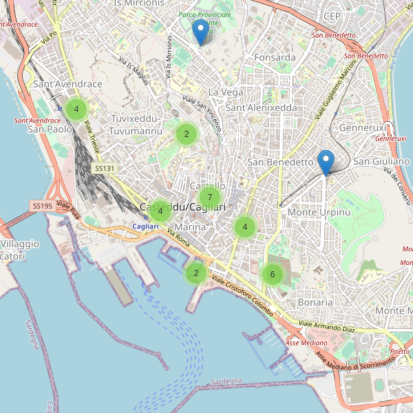 Thumbnail mappa monumenti di Cagliari