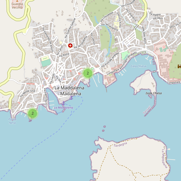 Thumbnail mappa monumenti di La Maddalena