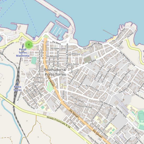 Thumbnail mappa musei di Porto Torres