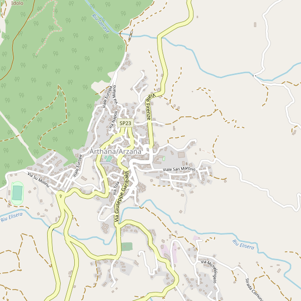 Thumbnail mappa parcheggi di Arzana