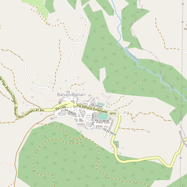 Thumbnail mappa parcheggi di Banari
