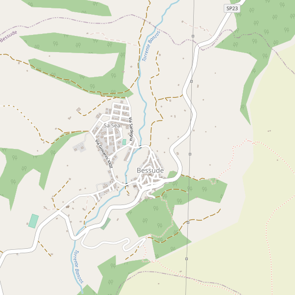 Thumbnail mappa parcheggi di Bessude