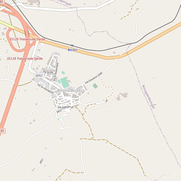 Thumbnail mappa parcheggi di Birori