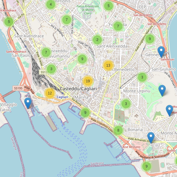 Thumbnail mappa parcheggi Cagliari