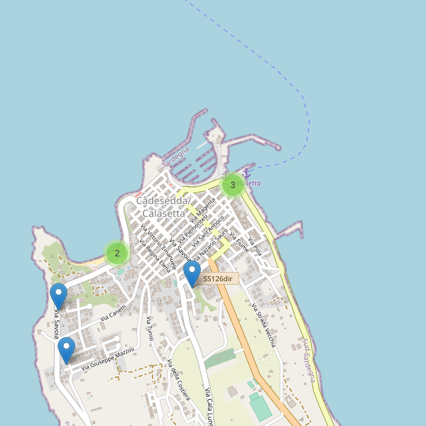 Thumbnail mappa parcheggi di Calasetta