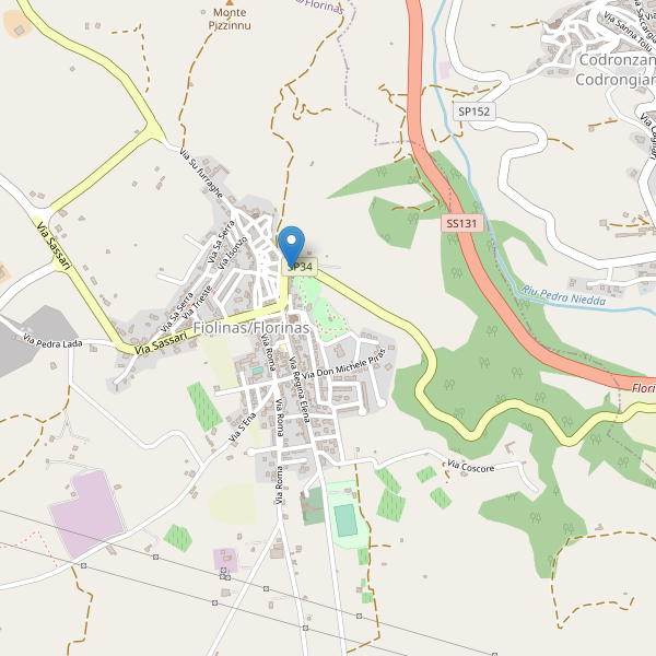 Thumbnail mappa parcheggi di Florinas
