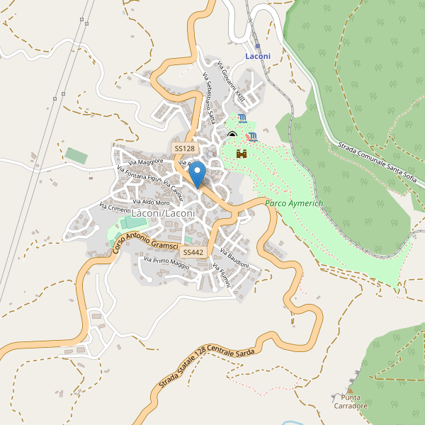 Thumbnail mappa parcheggi di Laconi