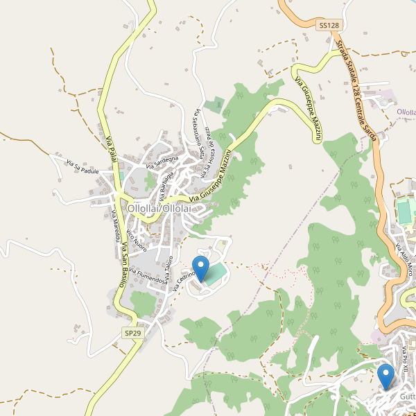 Thumbnail mappa parcheggi di Ollolai
