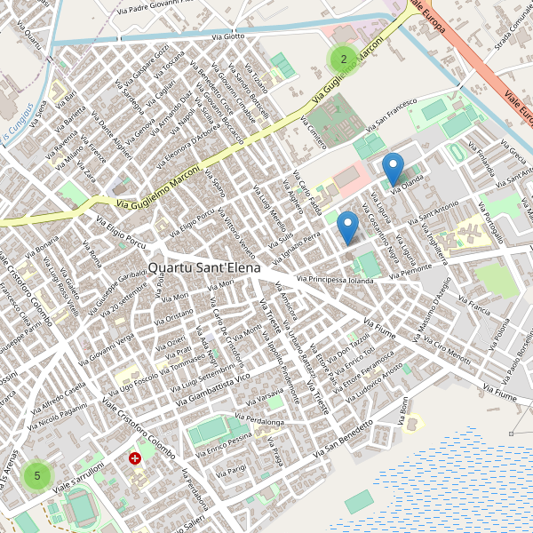 Thumbnail mappa parcheggi di Quartu Sant'Elena