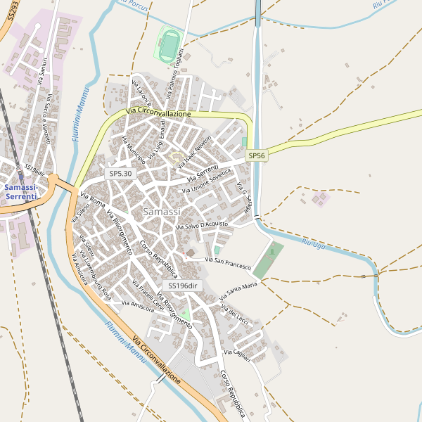 Thumbnail mappa parcheggi di Samassi