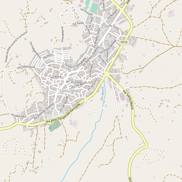 Thumbnail mappa parcheggi di Samugheo