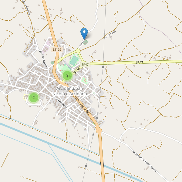 Thumbnail mappa parcheggi di San Nicolò d'Arcidano