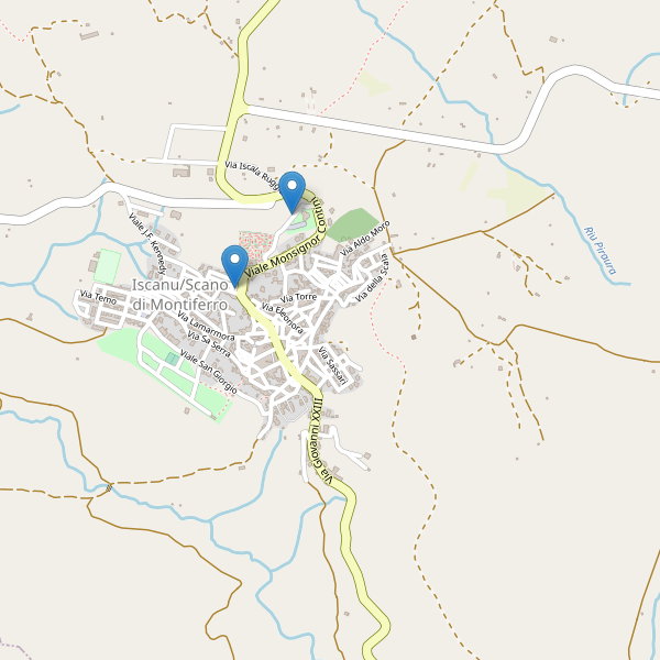 Thumbnail mappa parcheggi di Scano di Montiferro