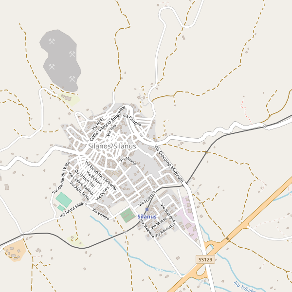 Thumbnail mappa parcheggi di Silanus