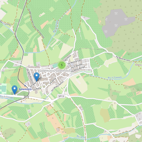Thumbnail mappa parcheggi di Soleminis