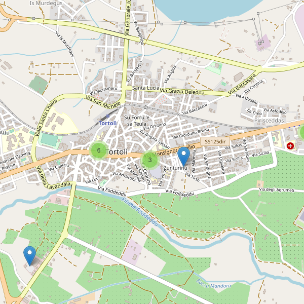 Thumbnail mappa parcheggi di Tortolì