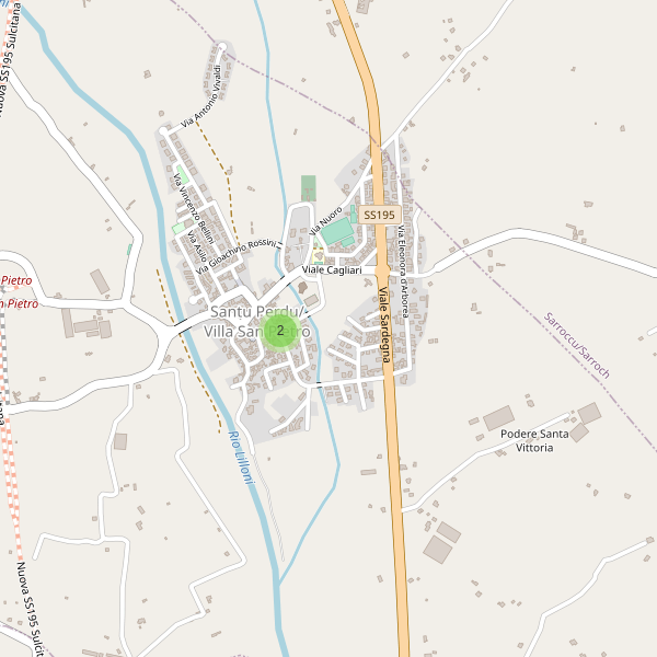 Thumbnail mappa parcheggi di Villa San Pietro