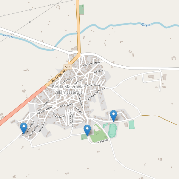Thumbnail mappa parcheggi di Villamassargia