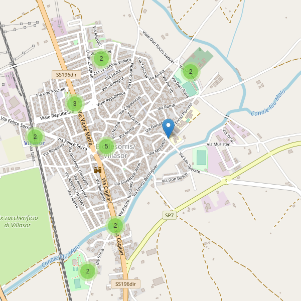 Thumbnail mappa parcheggi di Villasor