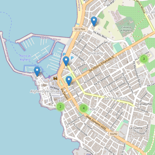Thumbnail mappa scuole di Alghero