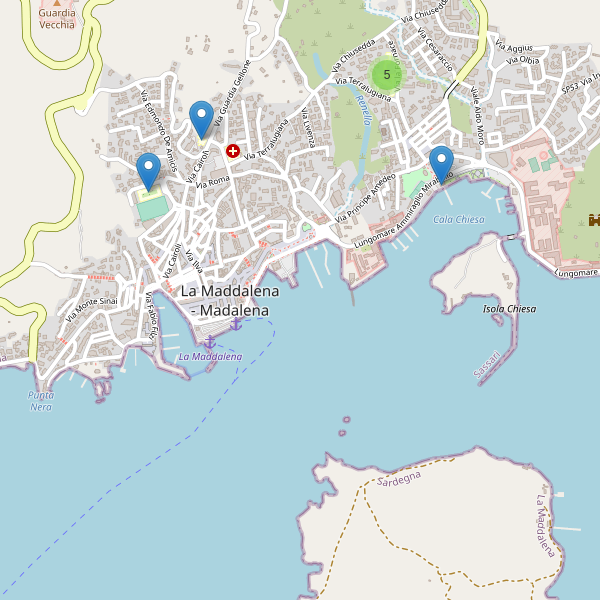 Thumbnail mappa scuole di La Maddalena