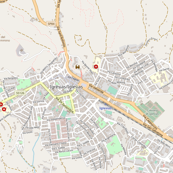 Thumbnail mappa sitiarcheologici di Iglesias