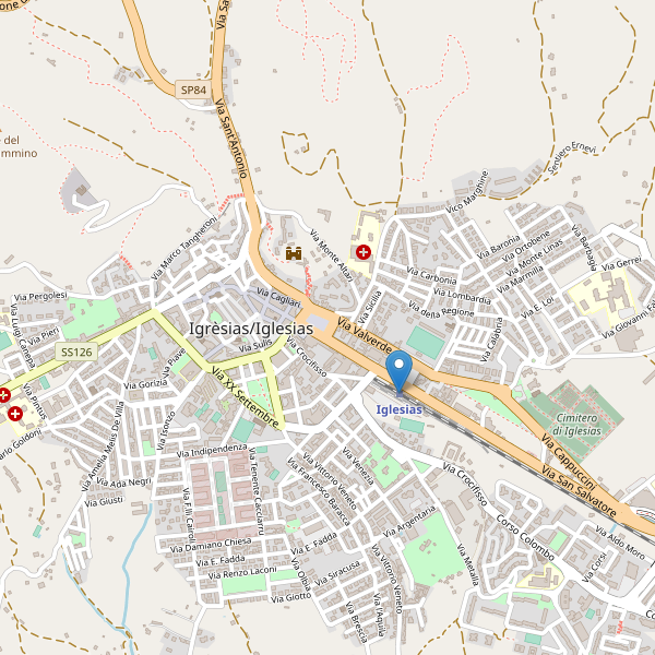 Thumbnail mappa stazioni di Iglesias