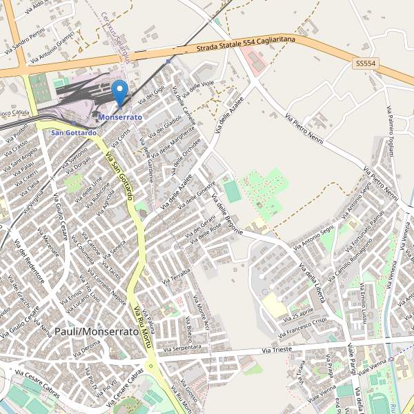 Thumbnail mappa stazioni di Monserrato