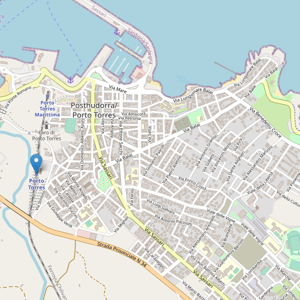 Thumbnail mappa stazioni di Porto Torres